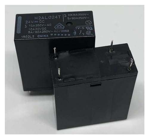 Relé H2AL024T de 4 pines para evitar sobrecargas en sistemas de 24V