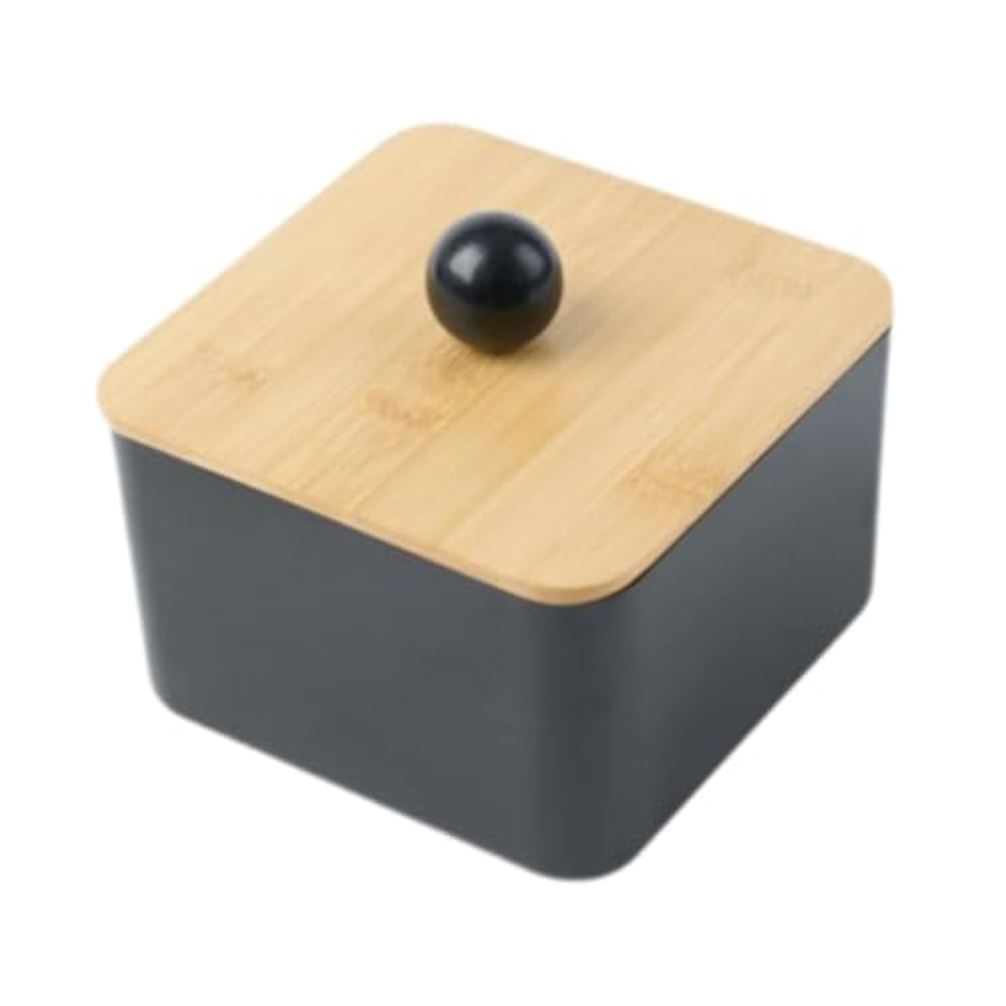 Desktop Cosmetics Storage Box, Black Design