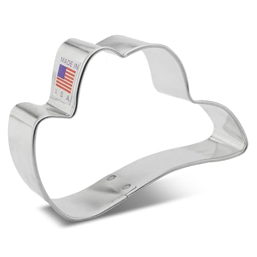 Ann Clark Cookie Cutters Cowboy Hat Cookie Cutter, 3.5"