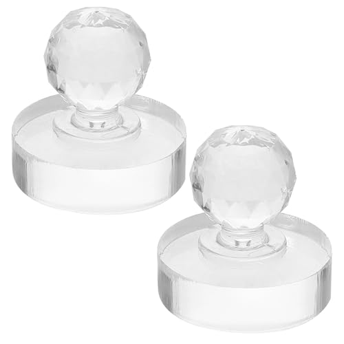 Housoutil 2 pezzi Pestello da Macinazione Acrilico per Pittura ad Acquerello e Olio Strumento Portatile per Miscelazione Pigmenti Piccolo Mortaio Manuale per Artisti e Uso Domestico