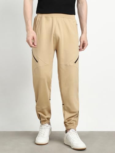 Image of NOBERO Men's Oversized Travel Joggers | Loose Fit | Baggy Relaxed Fit Joggers for Travel