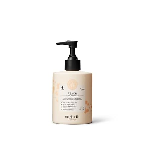 Maria Nila Colour Refresh – Peach 300 ml | Rewolucyjna maska do włosów blond i jasnobrązowych