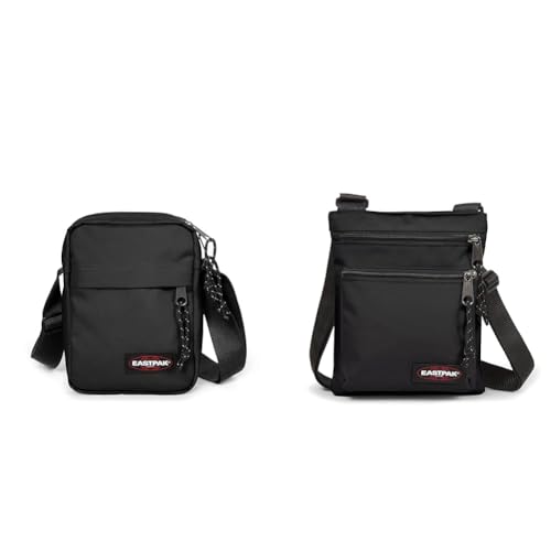 EASTPAK Umhängetasche, 27 L - Schwarz: Umhängetasche mit Utility-Design, Messenger, Damen, Unisex, Schwarz, 27 Liter