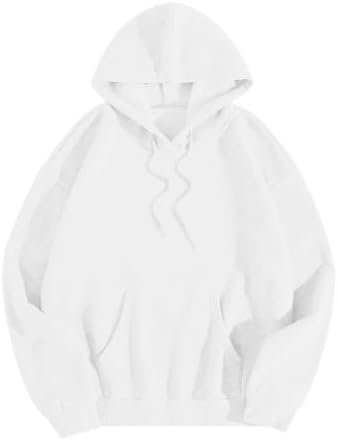 Sequin Angel Wings Hoodie Women Trendy Long Sleeve Sweatshirt Baggy Drawstring Sweat Shirt with Pocket B-white — view 3