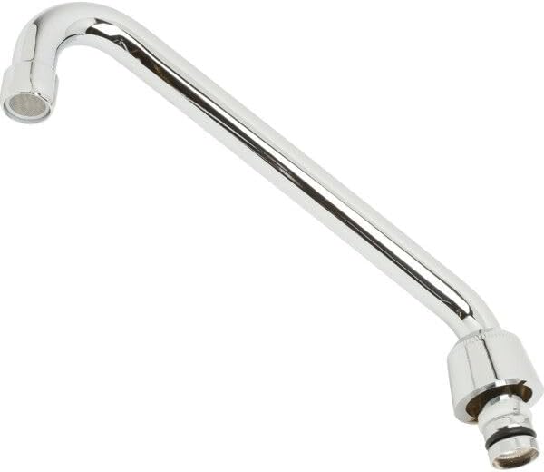 Replacement for T&S BRASS 8" swing spout in Polished Chrome