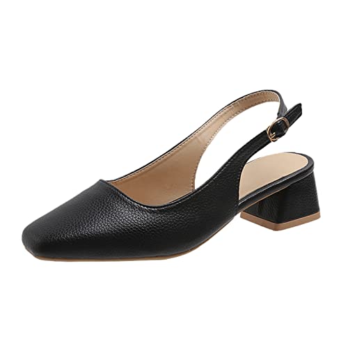 Chaussure femme talon confort anti fatigue et sandales à talon épais