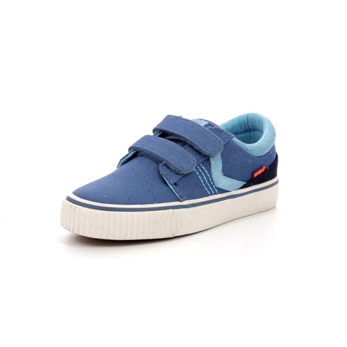 Kickers Uni Kinder Kickslido Sneaker, Marineblau, 34 EU