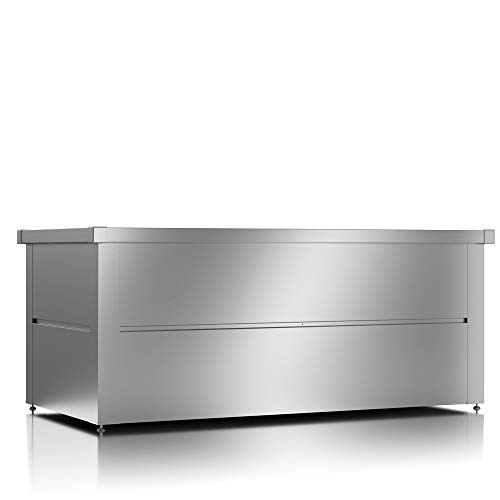ILESTO Ben Auflagenbox/Garten Kissenbox Wetterfest Gartenkiste 692 Liter, Metall Auflagenbox verstärktem Deckel und… – Bild 3