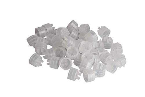 NOZAMI Sachet De 10 Embouts Perchoir/ 1cm pour Oiseau Blanc