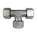 Brennan Industries D8360-S20-20-20 Steel Tee Coupling Bite Body, 20 mm x 20 mm x 20 mm Tube Size, M30 x 2 NPT x M30 x 2 NPT x M30 x 2 NPT Thread