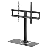 サンワダイレクト テレビスタンド 卓上 42～75インチ対応 耐荷重50㎏ 壁寄せ 首振り 高さ調整 tvスタンド ロータイプ 100-PLD001