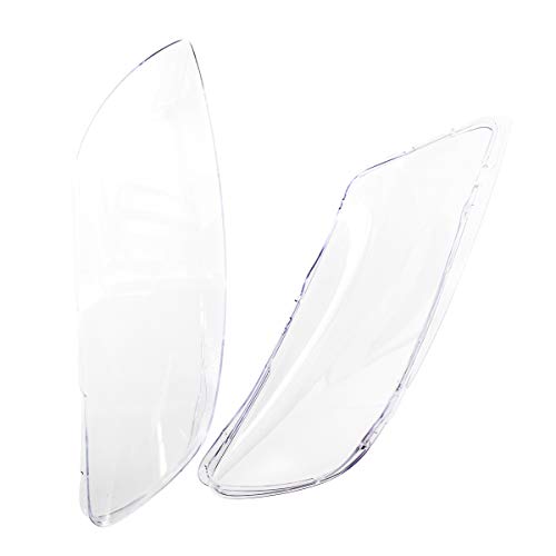 Capa de farol transparente KKmoon, substituição para Audi Q7 2007-2009 par conjunto de 2 faróis bi-x