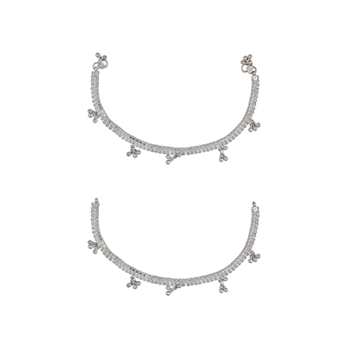 Image of Muthoot PAPPACHAN Swethavarsham BIS Hallmarked Design Payal 925 Purity, 30 Gram