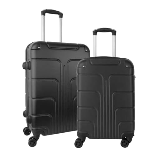 Conjunto de malas de viagem pequena e média 10kg e 23kg - Fibra Rígida