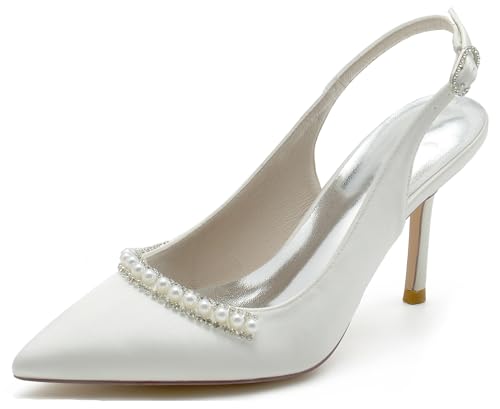 Chaussures de soirée à talons avec bride arrière pour briller en cérémonie