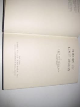 Hardcover Theory of limit design Book