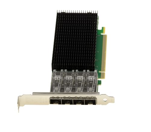 Tarjeta Controladora de Red Ethernet PCIe KALEA-INFORMATIQUE de 4 Puertos 10G SFP+ y 25G SFP28 con Chipset Intel E810 miniatura 3
