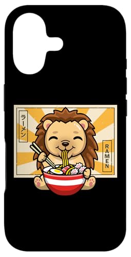 Funny Kawaii Kids Boys Girls Japanese Ramen Hedgehog Lover �X�}�z�P�[�X iPhone 17 �p