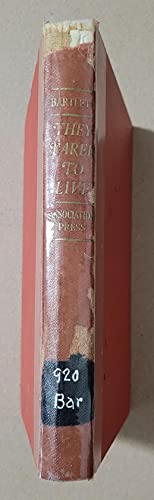 They Dared To Live 0020544502 Book Cover
