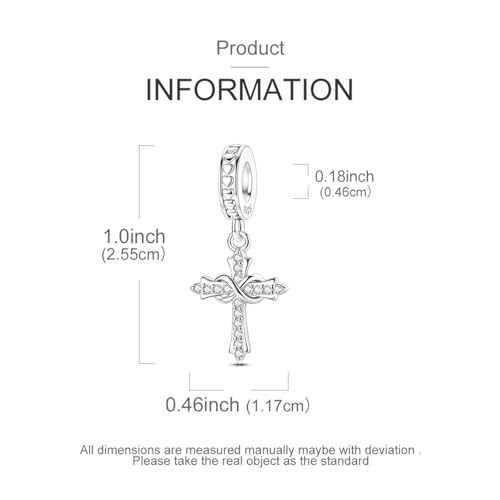 Image of 925 Sterling Silver Charms,Hypoallergenic Beads,Compatible with Pandora Bracelets and Necklaces,Women Holiday Gift Pendants
