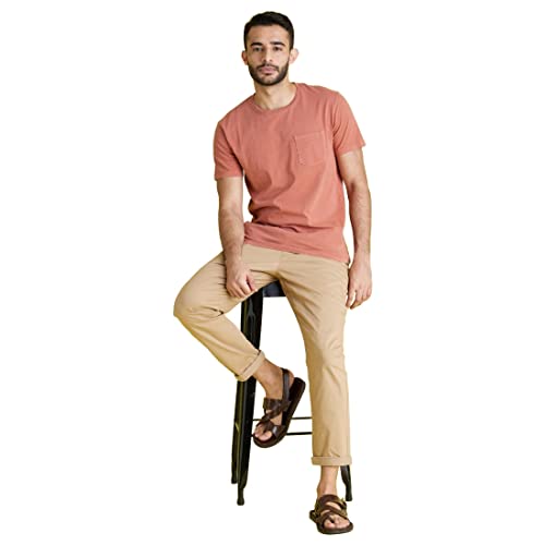 Image of Celio Solid Khaki Cotton Chinos