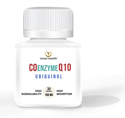Image of Coenzyme Q10 (CoQ10, Ubiquinol) 100 mg High Absorption Antioxidant Heart Health 30 Capsules