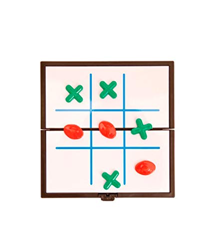 Vasara Juego Magnético Tres en Raya - - Juegos de Mesa Bolsillo, Viaje Ideales para Niños, Adultos, Adolescentes. Detalles, Regalos para Cumpleaños, Comuniones, Bodas