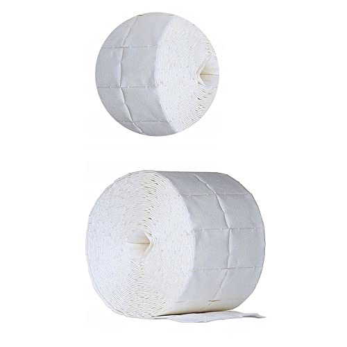 LALILL Tampons 12 couches 500 tampons - Tampons non pelucheux pour Cleaner, Aceton Remover - Lingettes Nageldesign Manucure - cellulose sans peluches - Gel, vernis, ongles