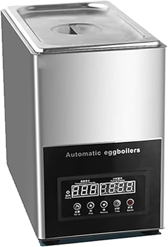UWYTGF Commercial Hot Spring Egg Cooker,Smart Hot Spring Egg Boiler,Egg Cooker Warm Water Egg Boiling Machine 9L Large Capacity for 50 Eggs