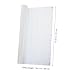 FUNOMOCYA 1 Roll Clear Book Protector Film Self Adhesive Cover for Easy Identification Scratch Protection Transparent