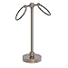 Allied Brass GL-53 Vanity Top 2 Ring Guest Towel Holder, Antique Pewter