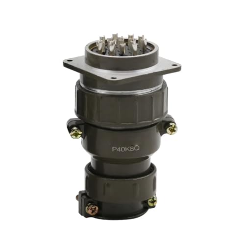 Connecteur rond de prise d'aviation P40 haute précision 9 broches de 40MM