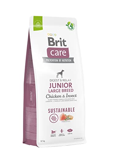BRIT Care Dog Sustainable Junior Large Breed Chicken & Insect - Dry Dog Food - 12 kg