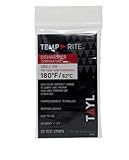 Replacement for Taylor 8767J Dishwasher Thermometer - Temp-Rite 25pk Single-Use Strip 180F