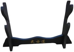 Miniatura 3 de Hecho a mano espada, color negro lacado madera, Deluxe soporte de mesa para Katana o Wakizashi espadas, espada mesa soporte de visualización