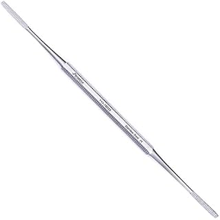 Ingrown Toenail File - Angled-Nail Cleaner-Double Ended,One Side Curved and One Side Straight with Round Handle Grip-(Straight/Curved)110-10033- by ProMax Care