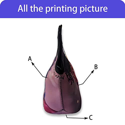 Baifumen Afro African Women Lady Neoprene Lunch Bag Insulated Lunch Box Tote For Women Men Adult Kids Teens Boys Teenage Girls Toddler #TOP1