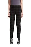 Joseph Ribkoff Slim fit Checkered Pants Black