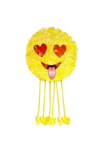 DISBACANAL Piñata de Emoji enamorado