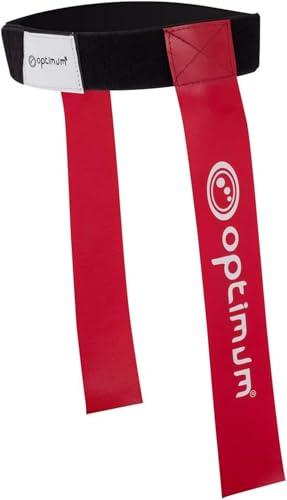 Optimum TBFB Touch Rugby Tackle Tag Tag Belt Flags | Regolabile, Aiuto Allenamento per Principianti | Confezione da uno e Sette, Multicolore