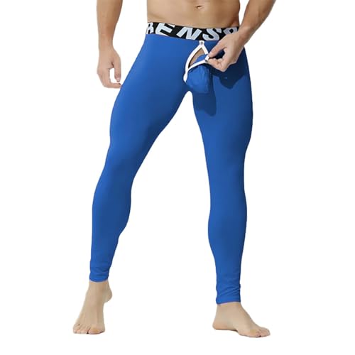 Calzoncillos largos separados para hombre en leggings de algodón