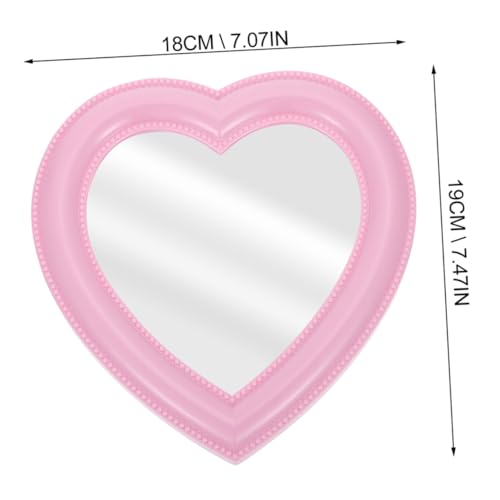 3 espejos de maquillaje corazón PRETYZOOM miniatura 4