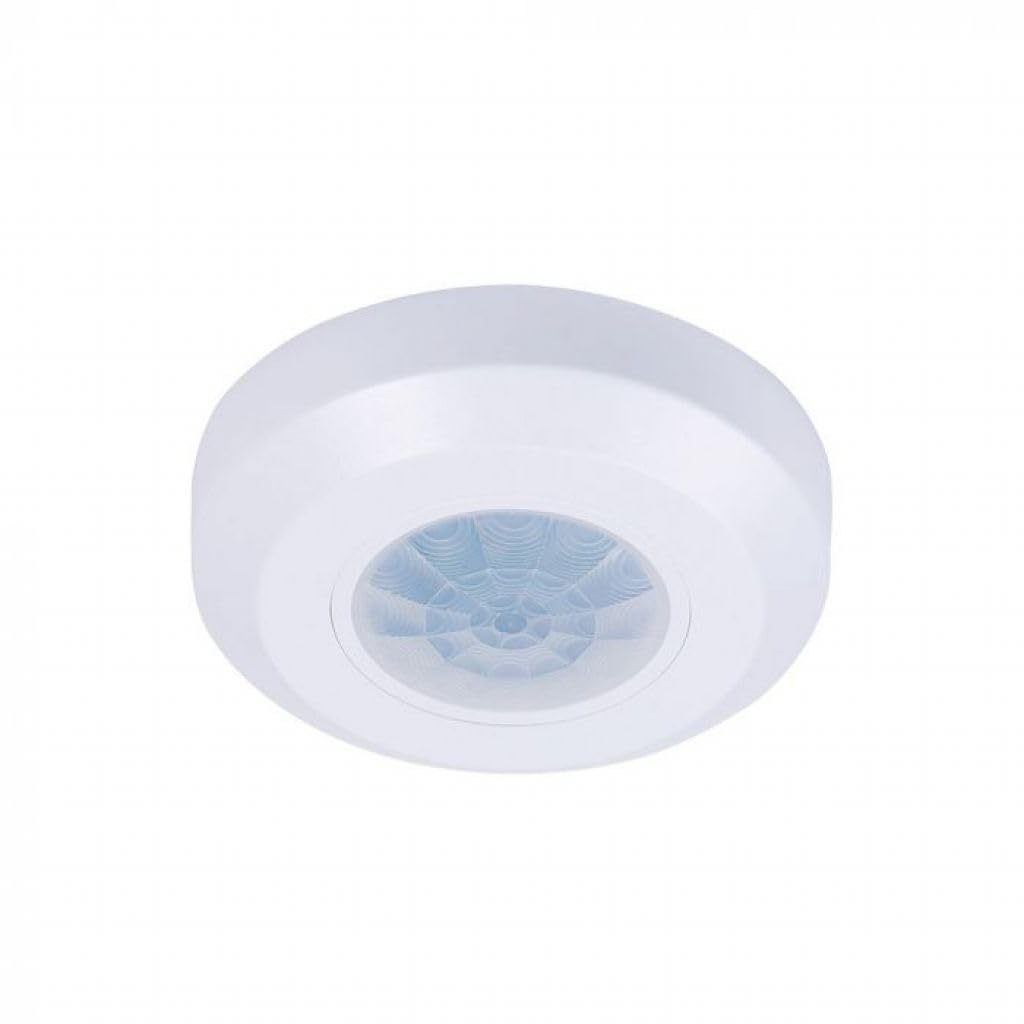 V-Tac Vt6606 Pir Infrared Motion Sensor Ceiling Mounted White Body Max:200W Led from B&Q