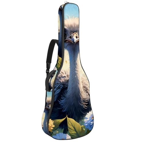 Housse guitare acoustique 40 41 42 pouces étanche avec grand compartiment accessoires