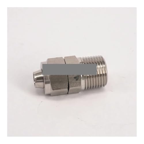 SSOPTMCB 8x5mm-1/4 Male 304 Stainless Steel Hex Quick Joint Fitting Quick Connector