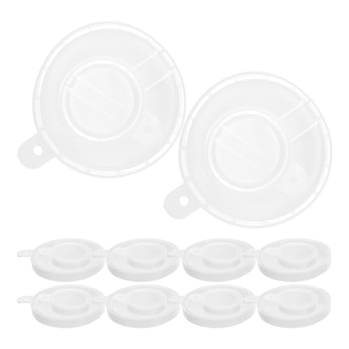 SHOWERORO 20pcs Plastic Drum Lid Seal Caps, Water-resistant Barrel Plug Covers for 200l Oil Drums, Dustproof and Tamper-evident Bung Caps Set for Industrial Use