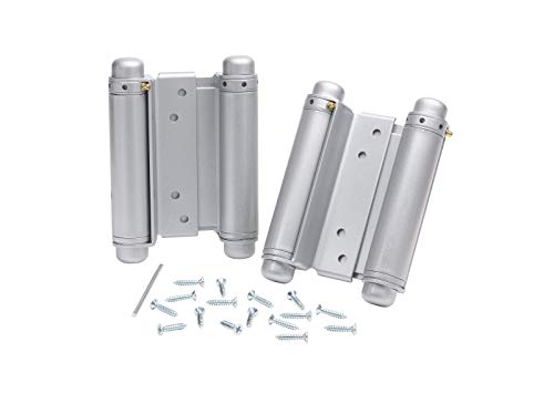 Global Door Controls Dh-Tan5005-Gv Dh-Tan Series Trans Atlantic 5" Double Acting Spring Hinge In Galvanneal (Set Of 2), 5", 2 Piece #TOP2