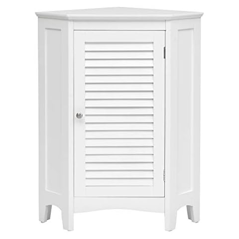 GIANTEX Badschrank Eckschrank Bad, Badezimmerschrank klein stehend Cover