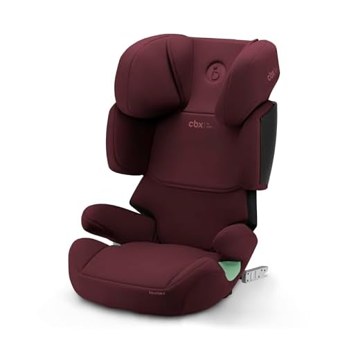 CYBEX Silver Seggiolino Auto per Bambini Solution X i-Fix, Per Auto Con e Senza ISOFIX, Per Bambini da circa 3 a 12 Anni (100 - 150 cm), Da 15 a 50 kg circa, Rumba Red