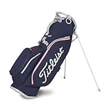 Titleist Players 5 Stand Bags, Navy/Red/White